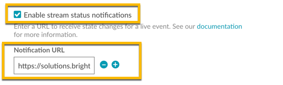 Activer les notifications dans Live Module